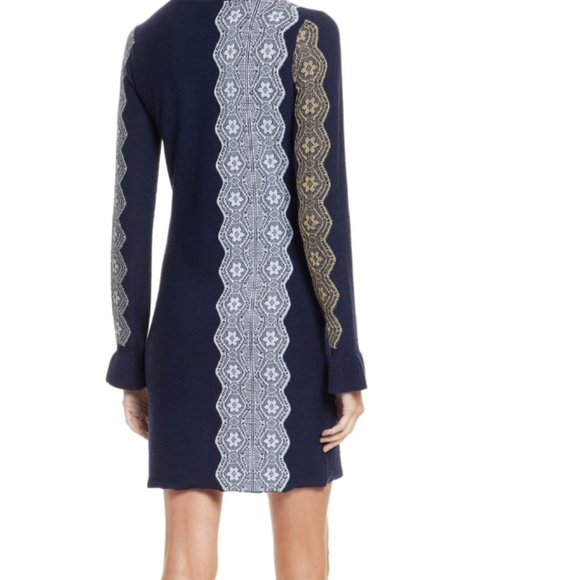 PHILLIP LIM Intarsia Lace Wool Blend Dress - Picture 9 of 9